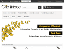 Tablet Screenshot of marbellachicvintage.com
